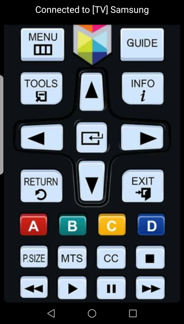 TV Remote for Samsung app screenshot